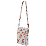 Seamless Pattern Vector Owl Cartoon With Bugs Multi Function Travel Bag