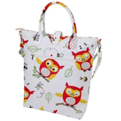 Buckle Top Tote Bag 