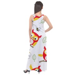 Sleeveless Velour Maxi Dress 
