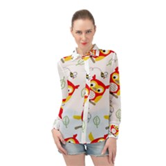 Long Sleeve Chiffon Shirt 