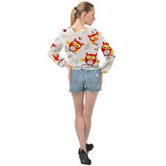 Banded Bottom Chiffon Top 