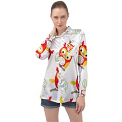 Long Sleeve Satin Shirt 