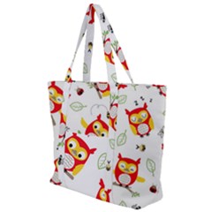 Zip Up Canvas Bag 
