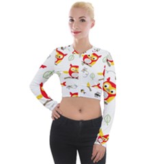 Long Sleeve Cropped Velvet Jacket 