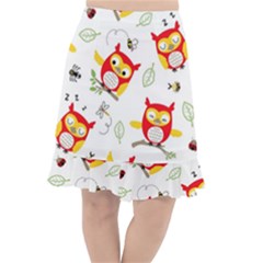 Fishtail Chiffon Skirt 