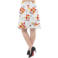 Fishtail Chiffon Skirt 