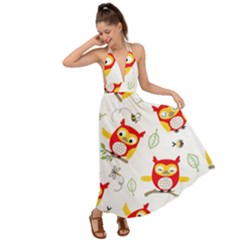 Backless Maxi Beach Dress 