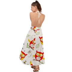 Backless Maxi Beach Dress 