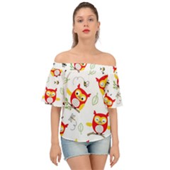 Off Shoulder Short Sleeve Top 