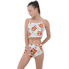 Summer Cropped Co-Ord Set 