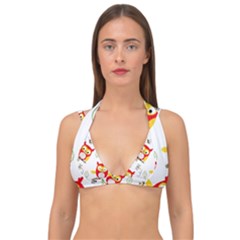 Double Strap Halter Bikini Top 