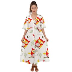 Kimono Sleeve Boho Dress 