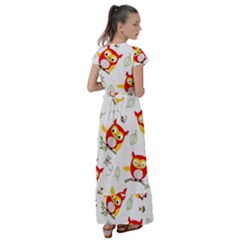 Flutter Sleeve Maxi Dress 