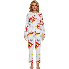 Womens  Long Sleeve Lightweight Pajamas Set 