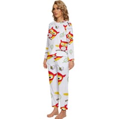 Womens  Long Sleeve Lightweight Pajamas Set 