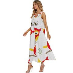 V-Neck Sleeveless Wide Leg Pants Overalls 
