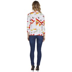 Women s One-Button 3/4 Sleeve Short Jacket 