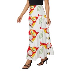 Tiered Ruffle Maxi Skirt 