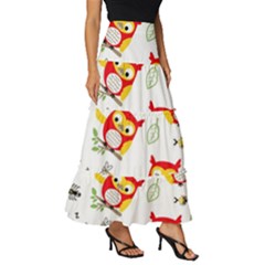 Tiered Ruffle Maxi Skirt 