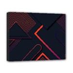 Gradient Geometric Shapes Dark Background Design Canvas 10  x 8  (Stretched)
