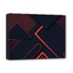 Gradient Geometric Shapes Dark Background Design Deluxe Canvas 16  x 12  (Stretched) 