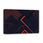 Gradient Geometric Shapes Dark Background Design Deluxe Canvas 18  x 12  (Stretched)