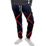 Gradient Geometric Shapes Dark Background Design Men s Jogger Sweatpants