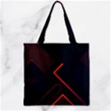 Zipper Grocery Tote Bag 