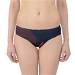 Gradient Geometric Shapes Dark Background Design Hipster Bikini Bottoms