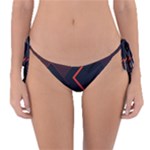 Gradient Geometric Shapes Dark Background Design Reversible Bikini Bottoms