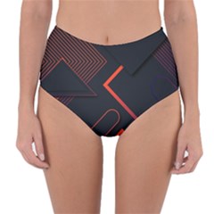 Reversible High-Waist Bikini Bottoms 