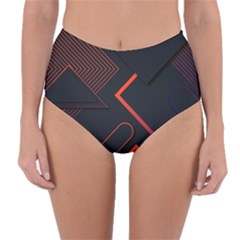 Reversible High-Waist Bikini Bottoms 