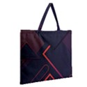 Zipper Large Tote Bag 
