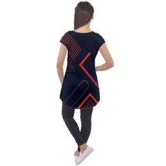 Cap Sleeve High Low Top 