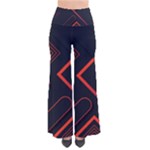 Gradient Geometric Shapes Dark Background Design So Vintage Palazzo Pants