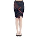 Midi Wrap Pencil Skirt 