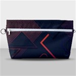 Gradient Geometric Shapes Dark Background Design Handbag Organizer