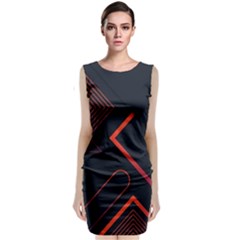 Sleeveless Velvet Midi Dress 