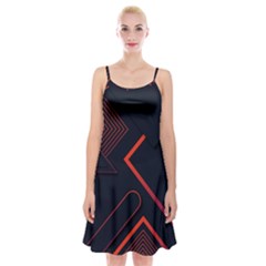 Spaghetti Strap Velvet Dress 