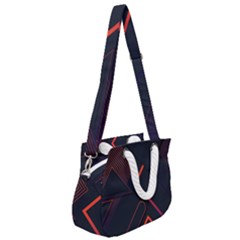 Rope Handles Shoulder Strap Bag 