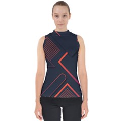 Mock Neck Shell Top 