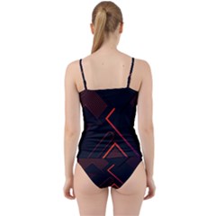 Cut Out Top Tankini Set 