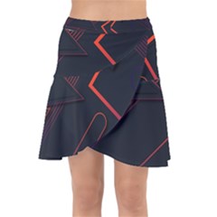 Wrap Front Skirt 