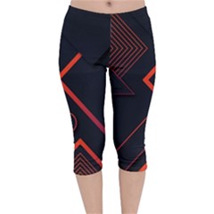 Velvet Capri Leggings  