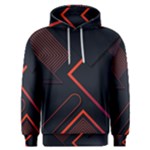Gradient Geometric Shapes Dark Background Design Men s Overhead Hoodie