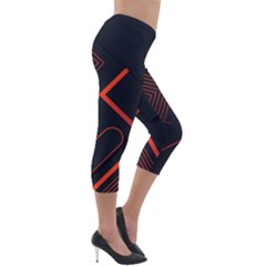 Lightweight Velour Capri Leggings  