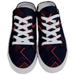 Gradient Geometric Shapes Dark Background Design Half Slippers