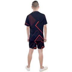 Men s Mesh T-Shirt and Shorts Set 