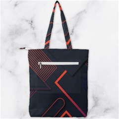 Double Zip Up Tote Bag 