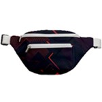 Gradient Geometric Shapes Dark Background Design Fanny Pack